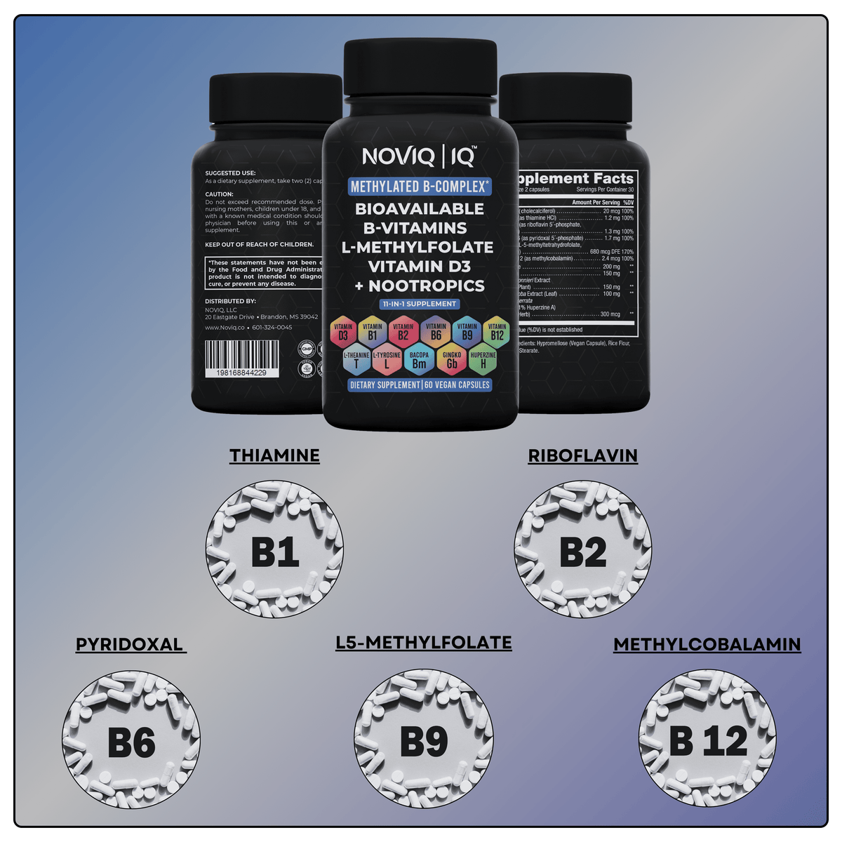 Methylated B-Complex - NOVIQ