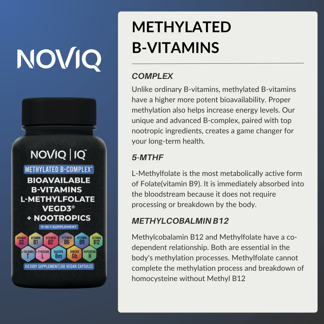 Methylated B-Complex - NOVIQ